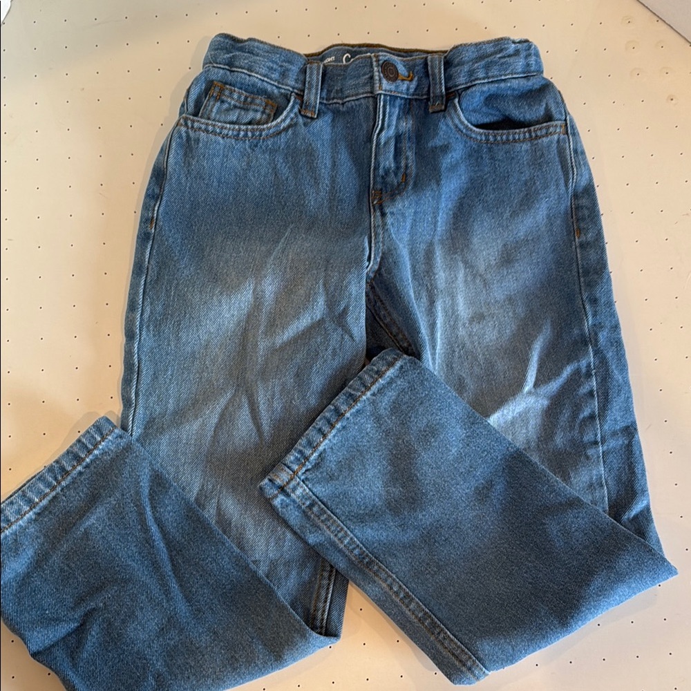 Boys Cat and Jack Classic Blue Denim Jeans size 7